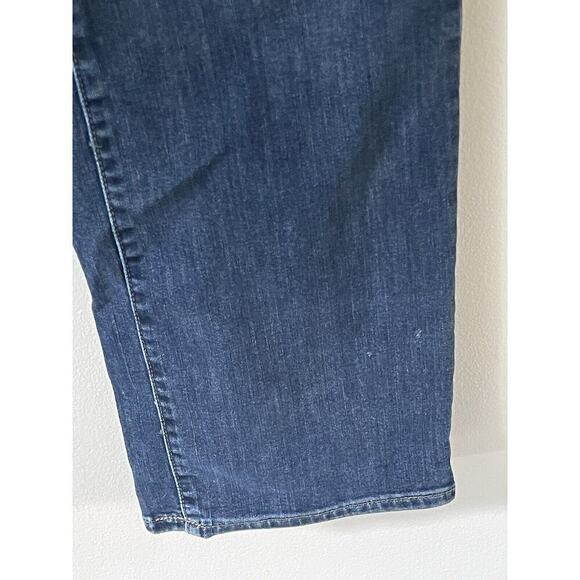 DKNY SOHO Skinny Womens Size 16 Stretch Medium Wash Mid Rise Denim Blue Jeans - Picture 7 of 13